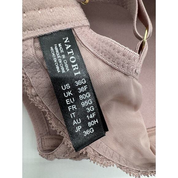 NATORI Feathers Full Figure UW Contour Bra Size 36G B1465 - Picture 4 of 4